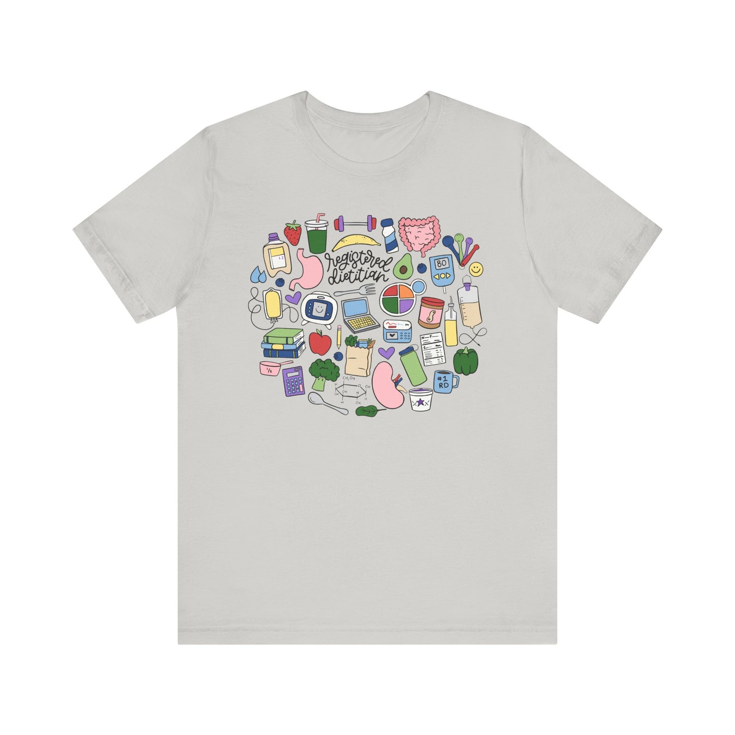 Registered Dietitian Doodles Tee