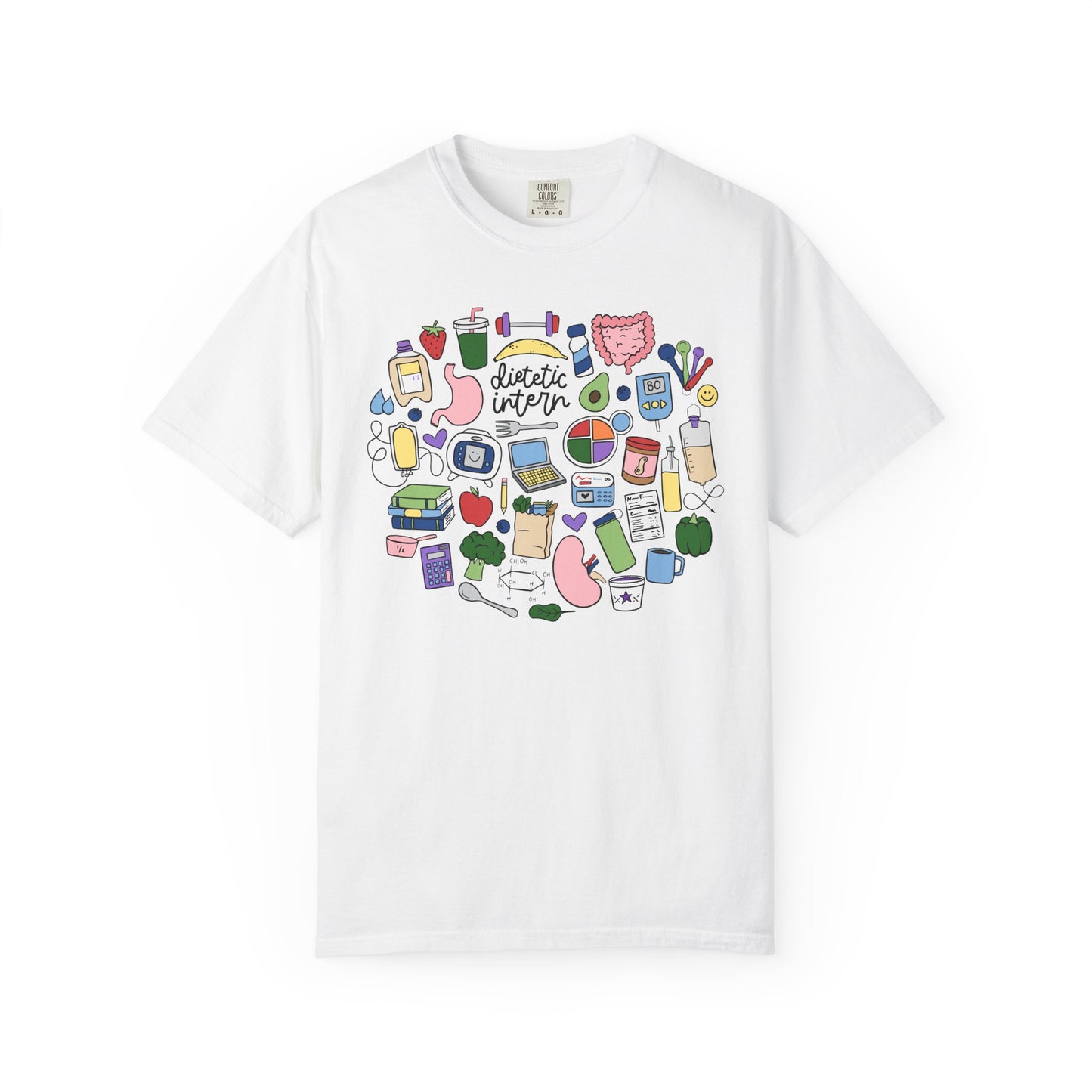 Dietetic Intern Doodles Tee