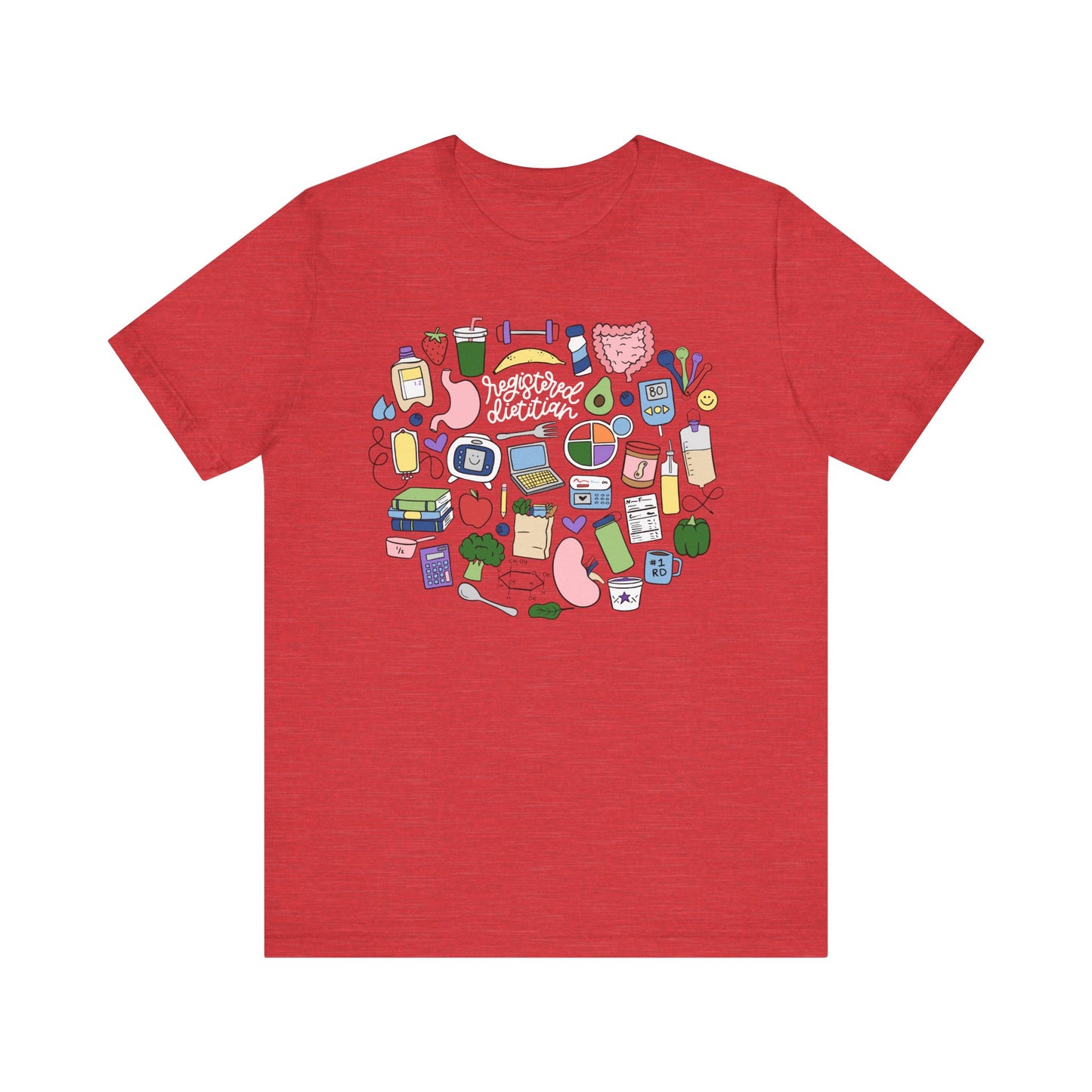 Registered Dietitian Doodles Tee