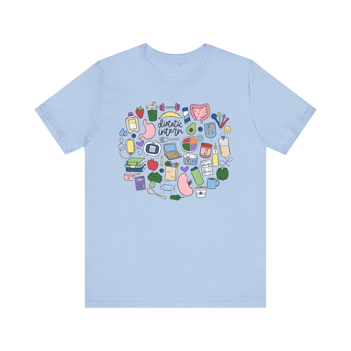 Dietetic Intern Doodles Tee