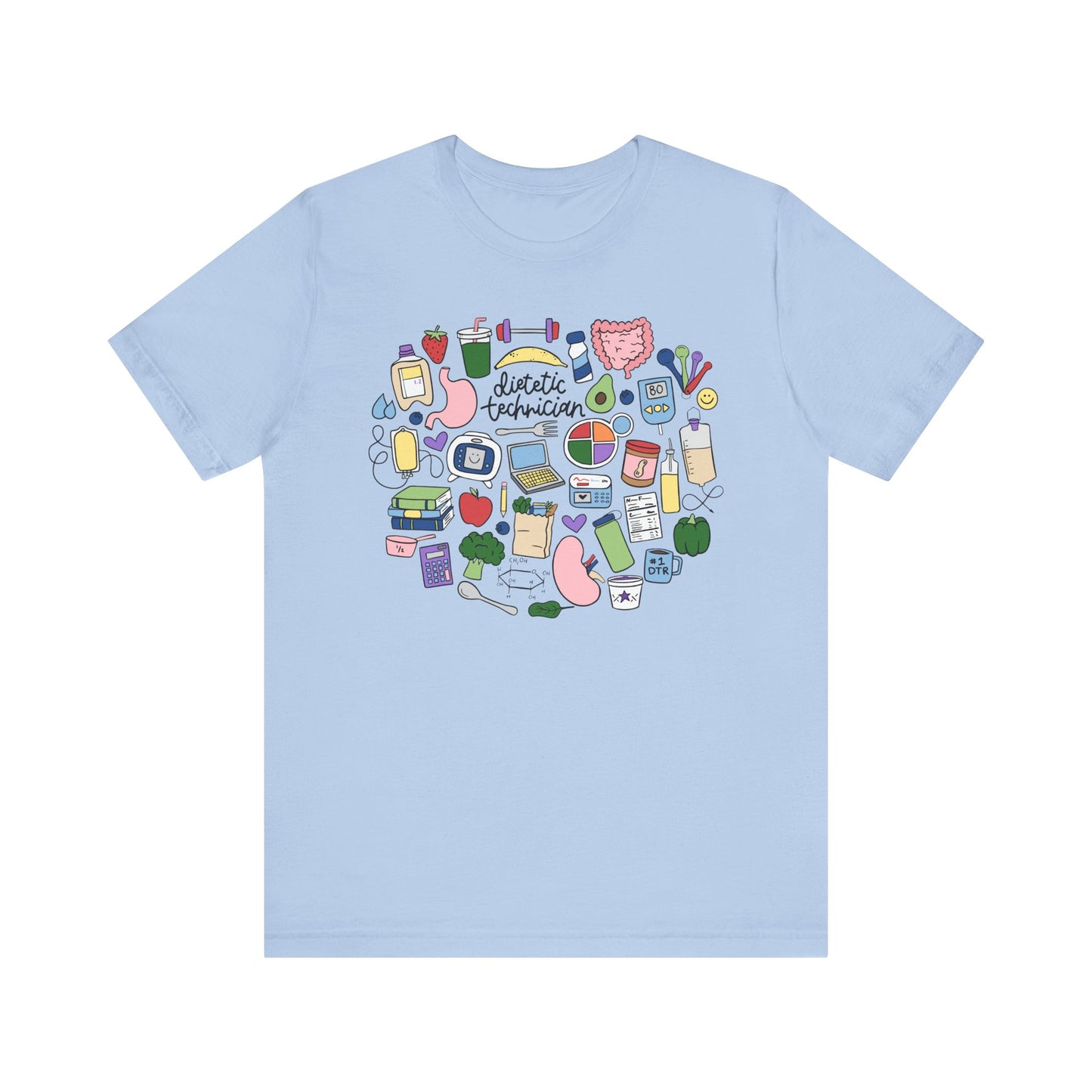 Dietetic Technician Doodles Tee