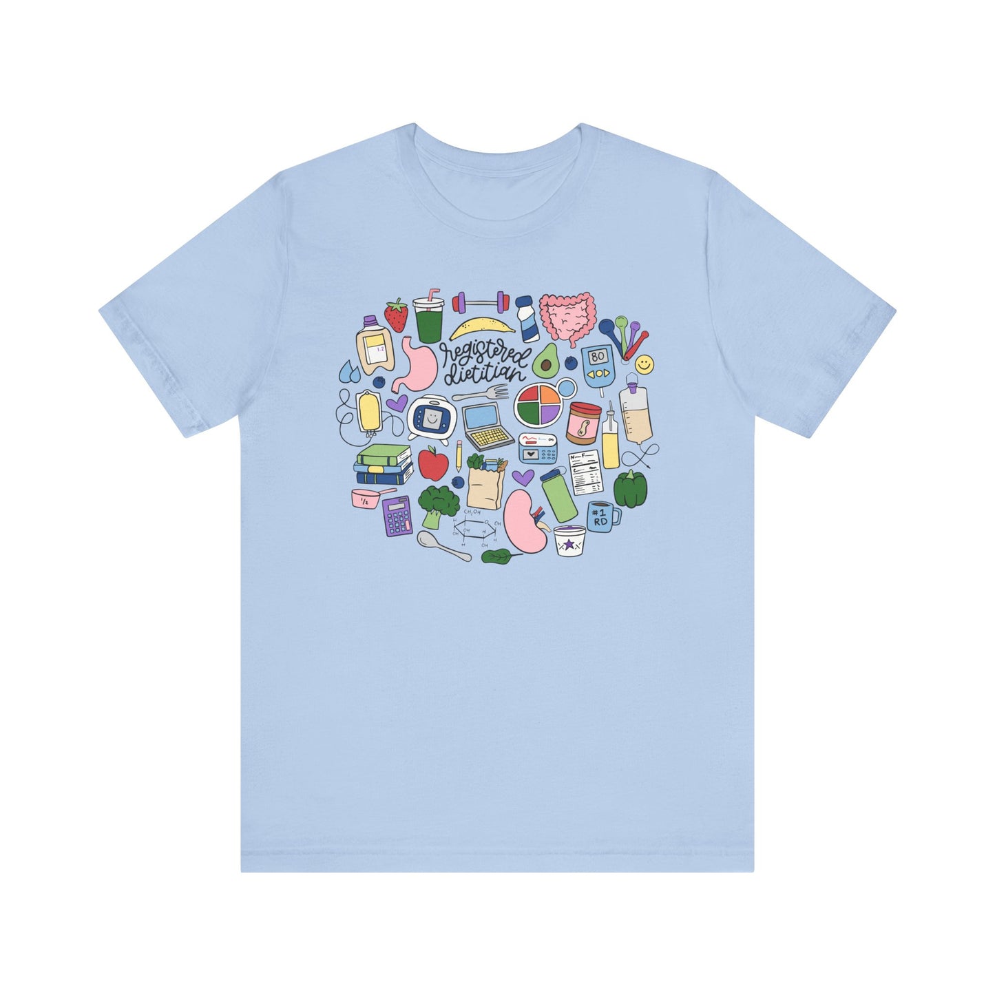 Registered Dietitian Doodles Tee
