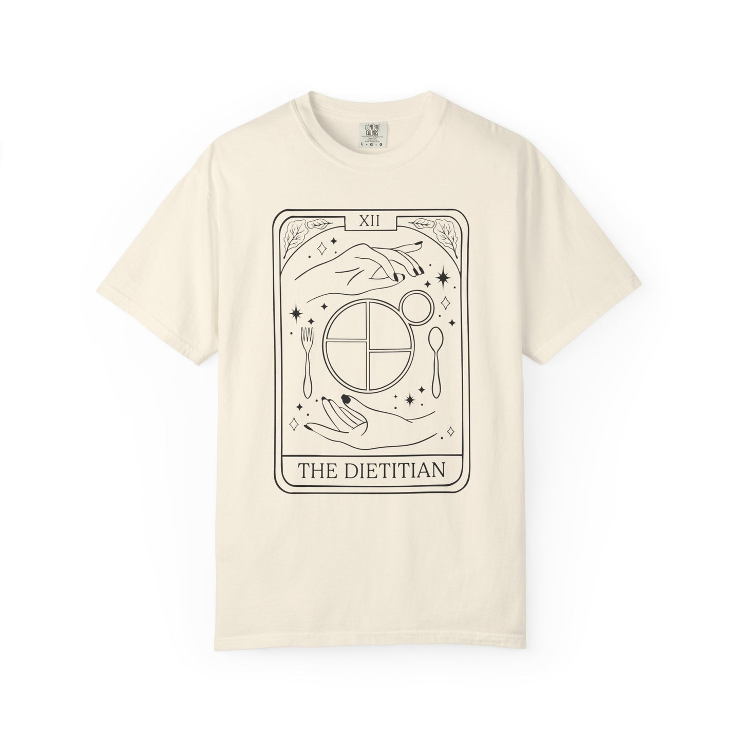 Dietitian Tarot Card Linework Tee