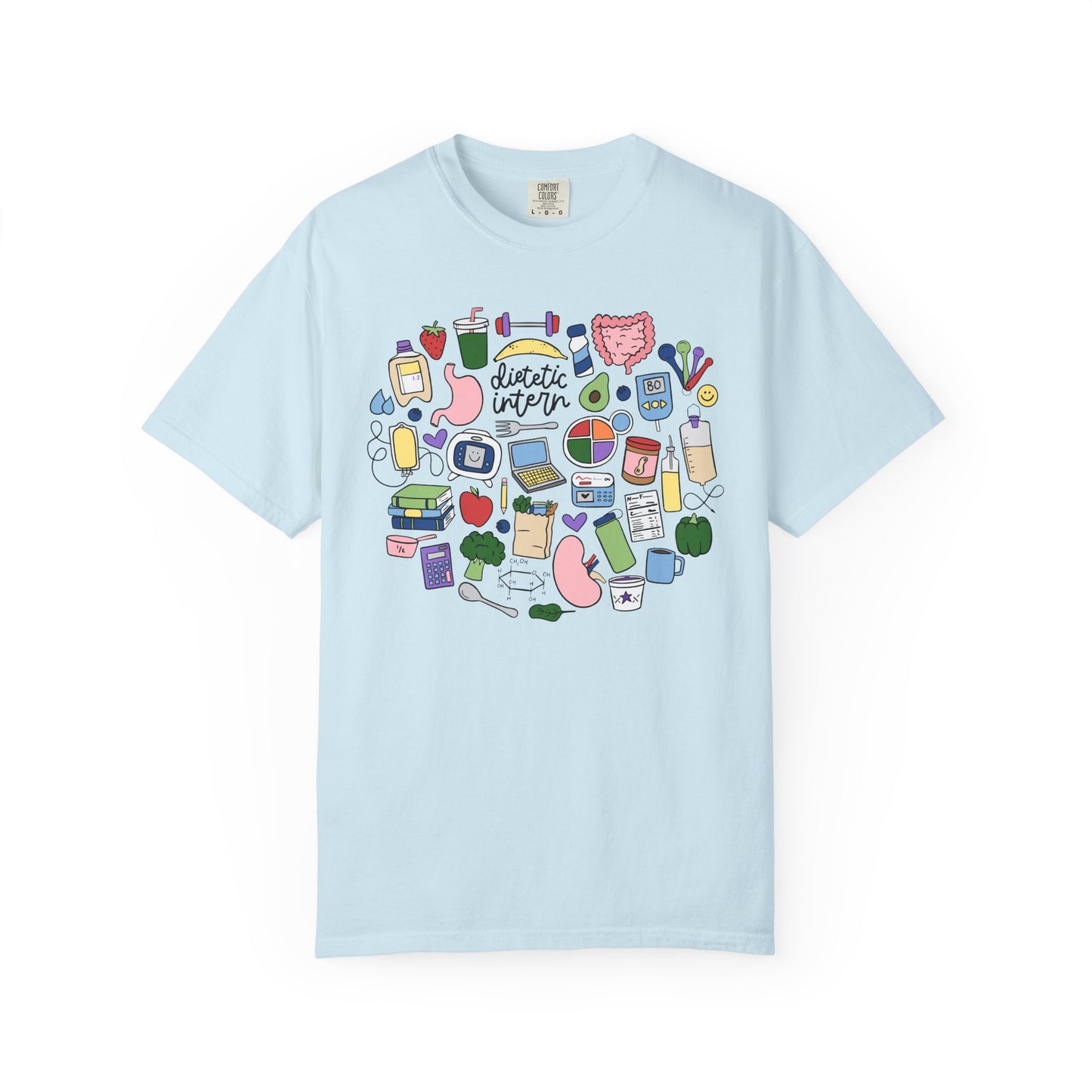 Dietetic Intern Doodles Tee