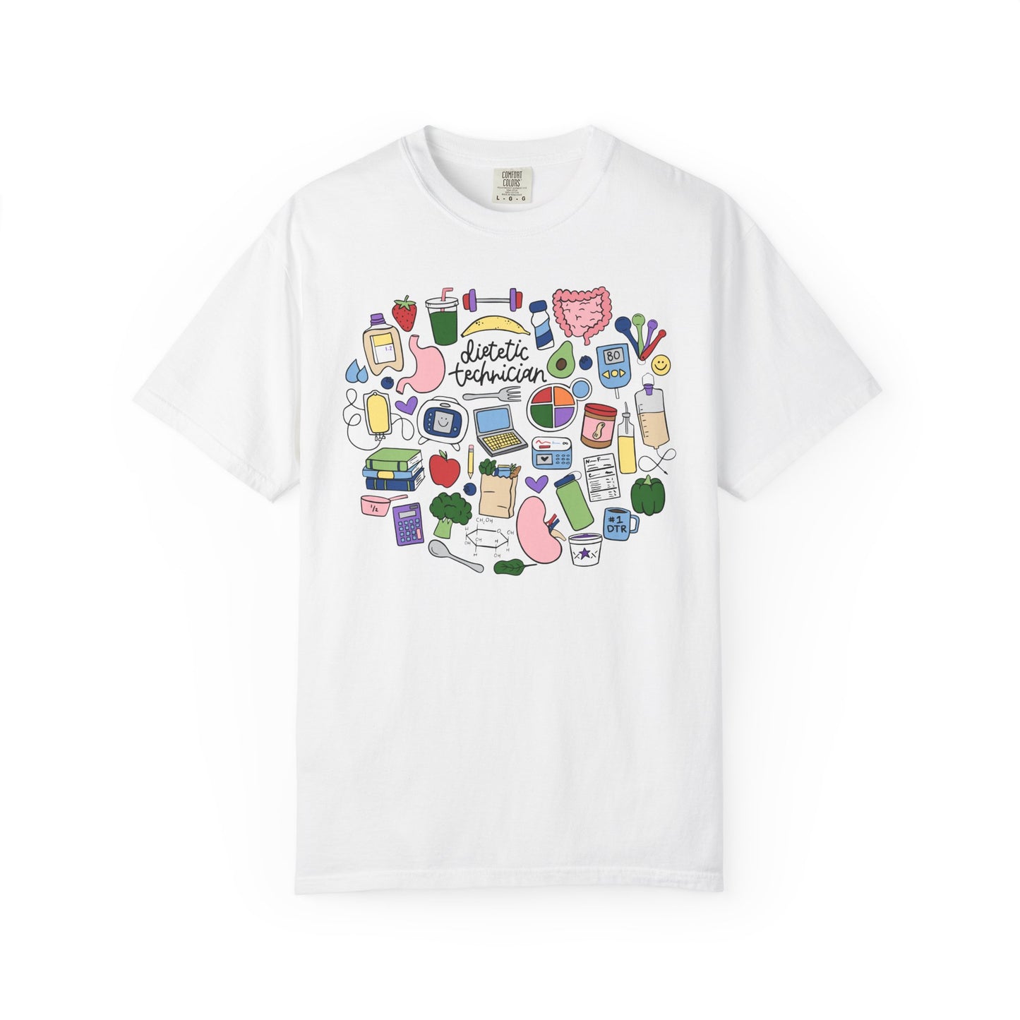 Dietetic Technician Doodles Tee