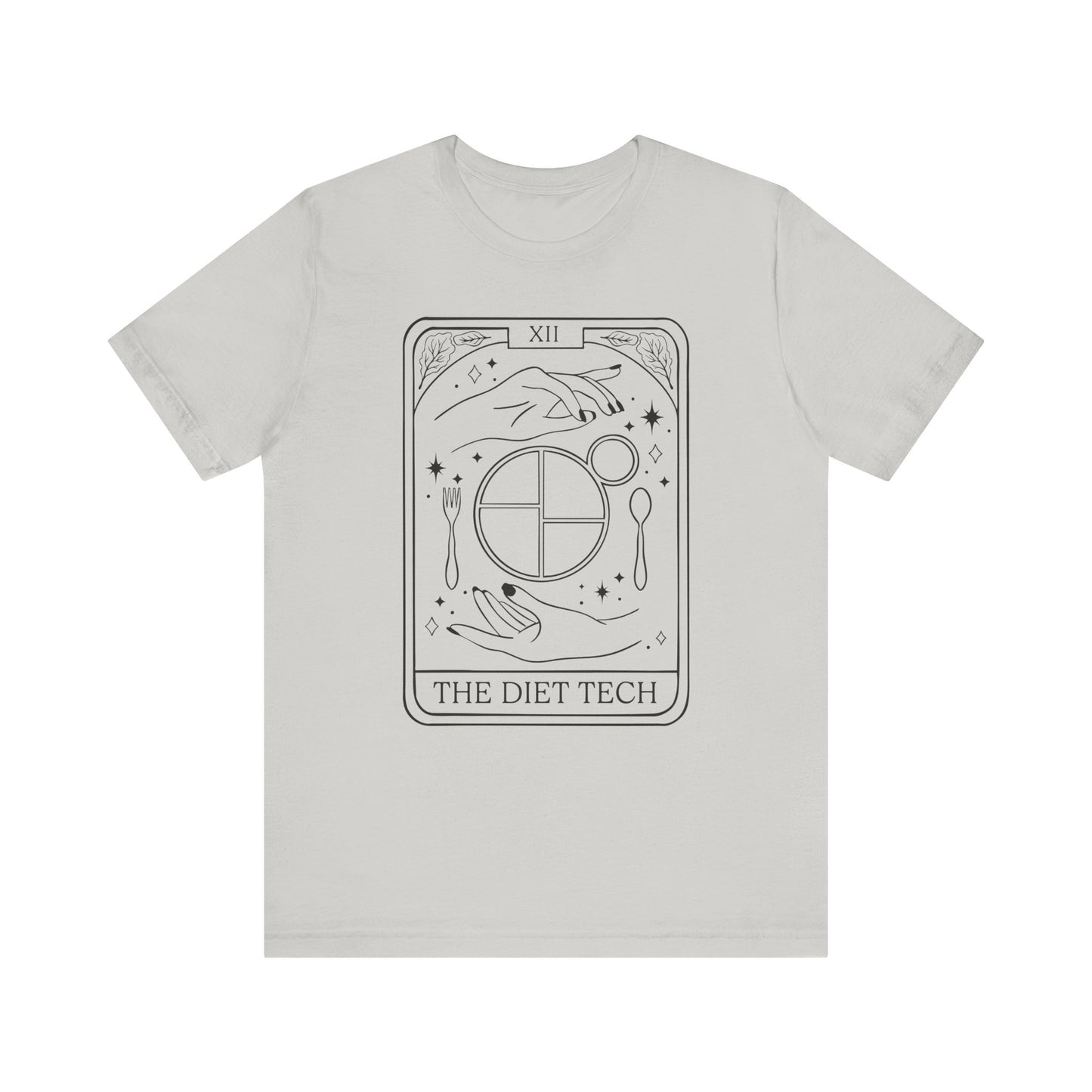 Diet Tech Tarot Card Linework Tee