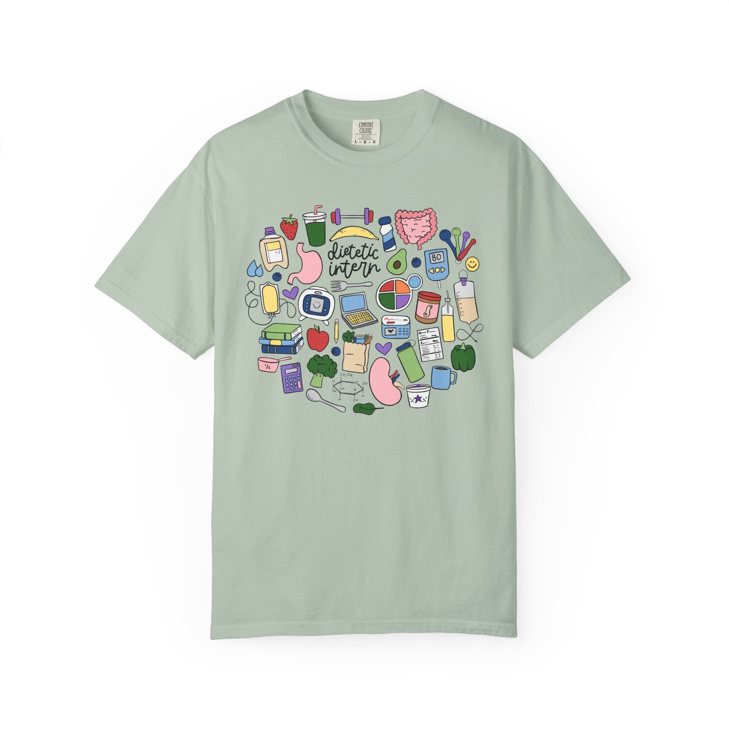 Dietetic Intern Doodles Tee