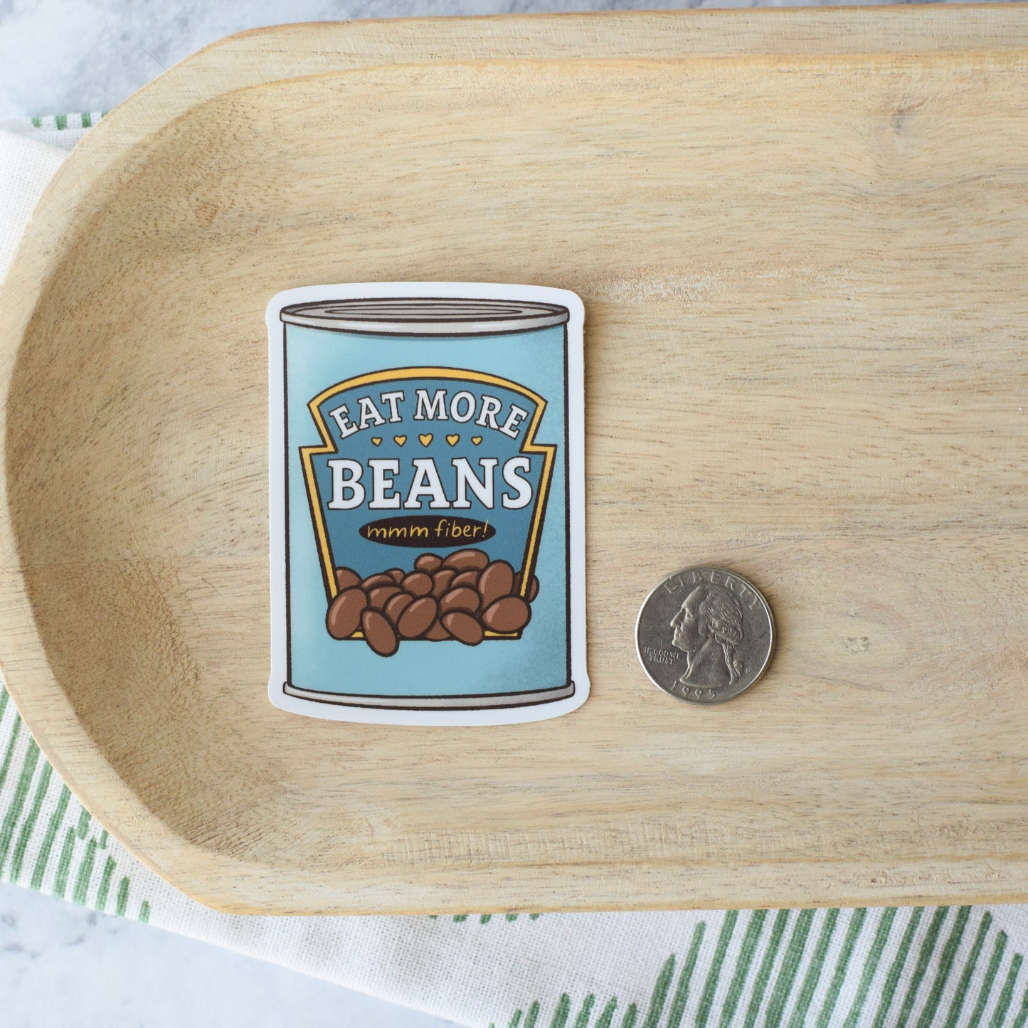 Eat More Beans Sticker
