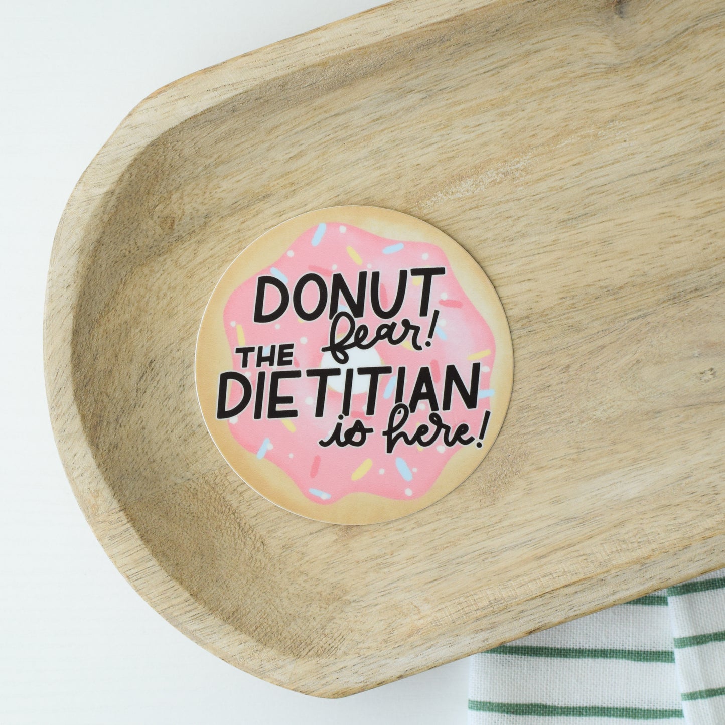 Donut Fear Sticker