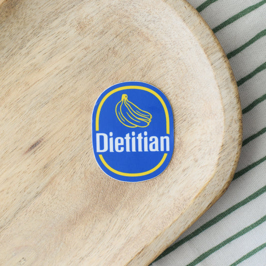 Banana Dietitian Sticker
