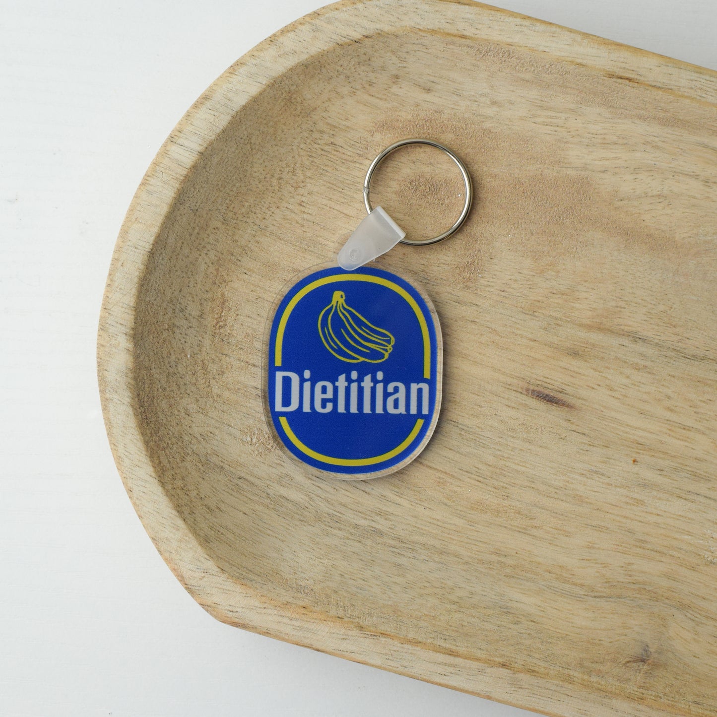 Banana Sticker Keychain