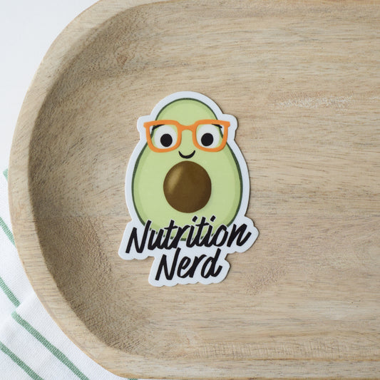 Nutrition Nerd Sticker