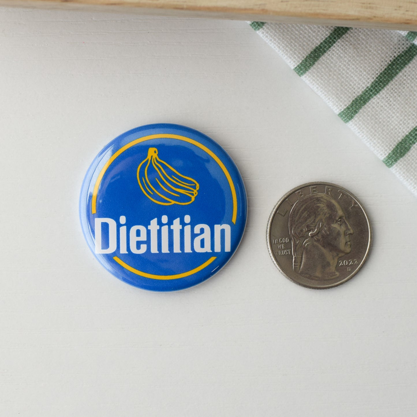 Banana Sticker Button or Magnet