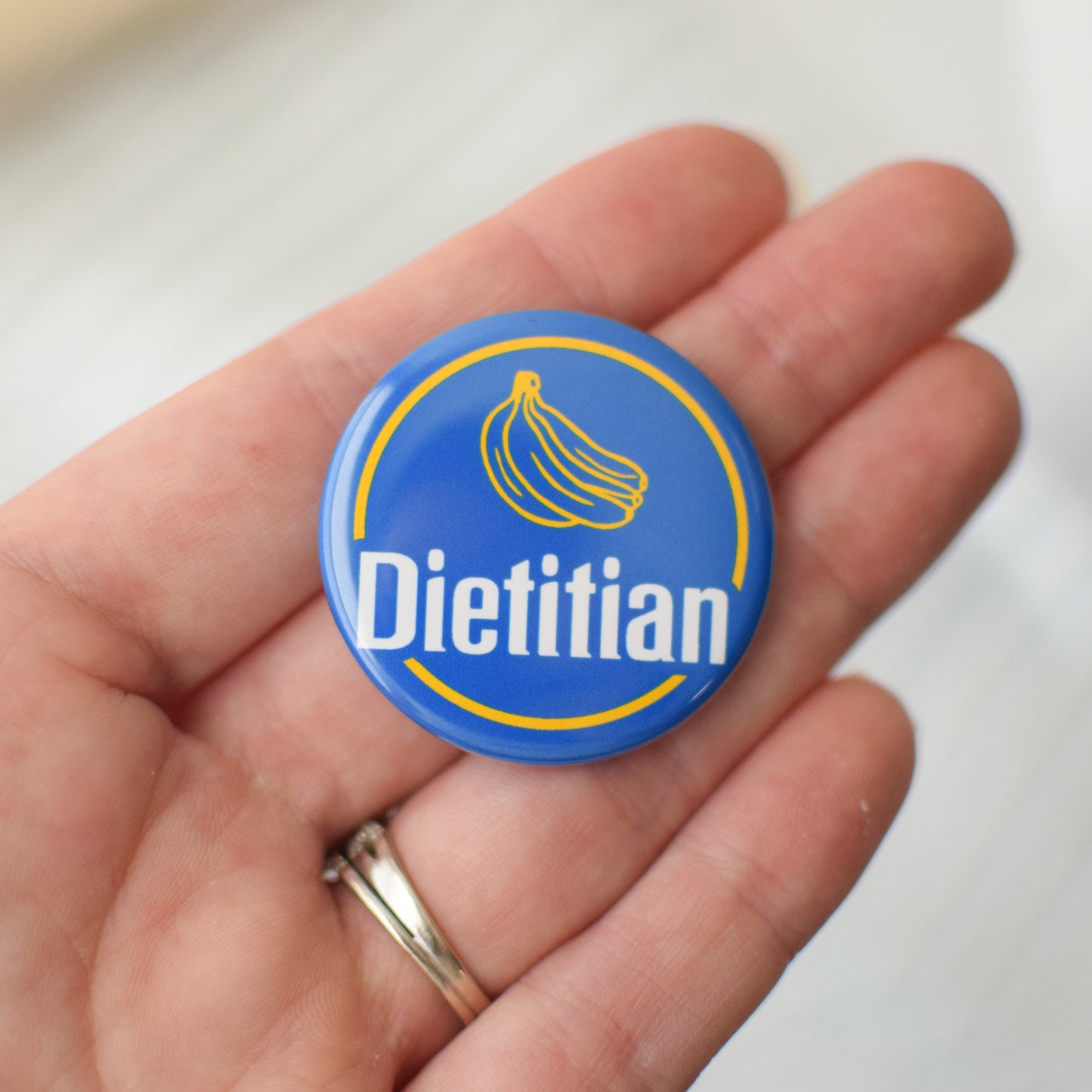 Banana Sticker Button or Magnet