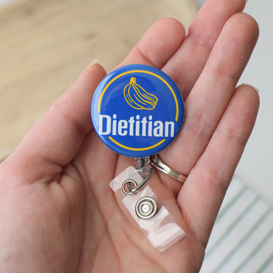 Banana Sticker Badge Reel + Topper