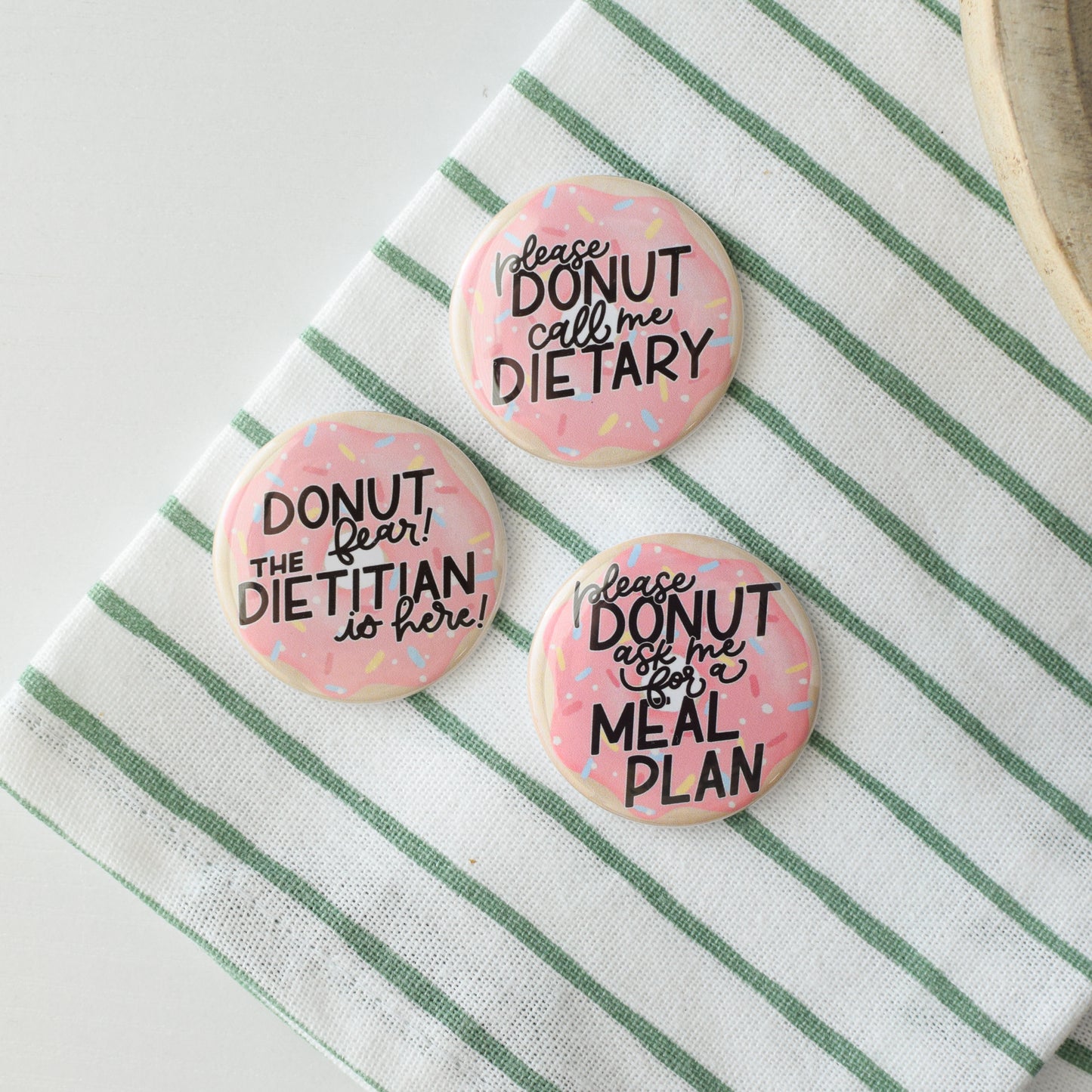 Donut Dietitian Button or Magnet