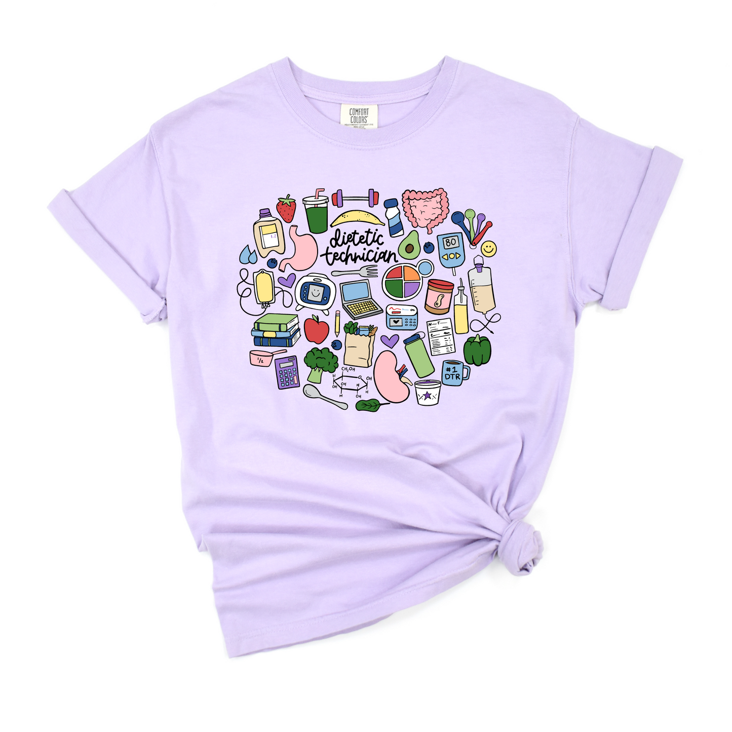 Dietetic Technician Doodles Tee
