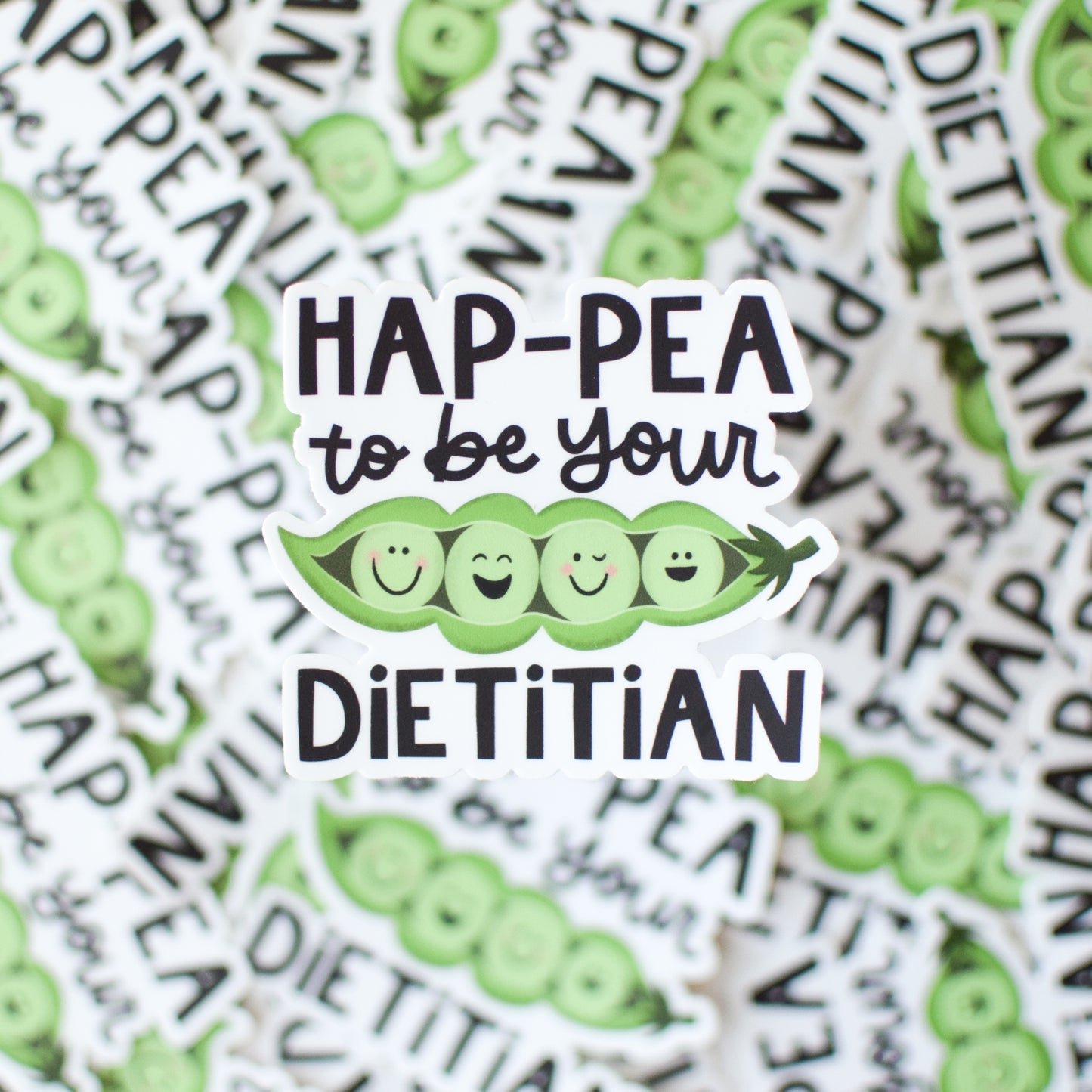Hap-pea to be Your Dietitian Sticker