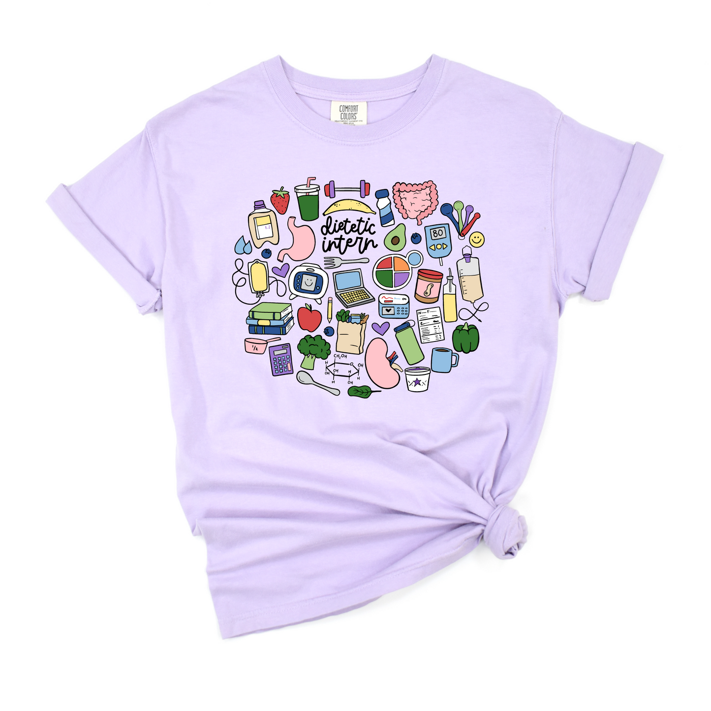 Dietetic Intern Doodles Tee