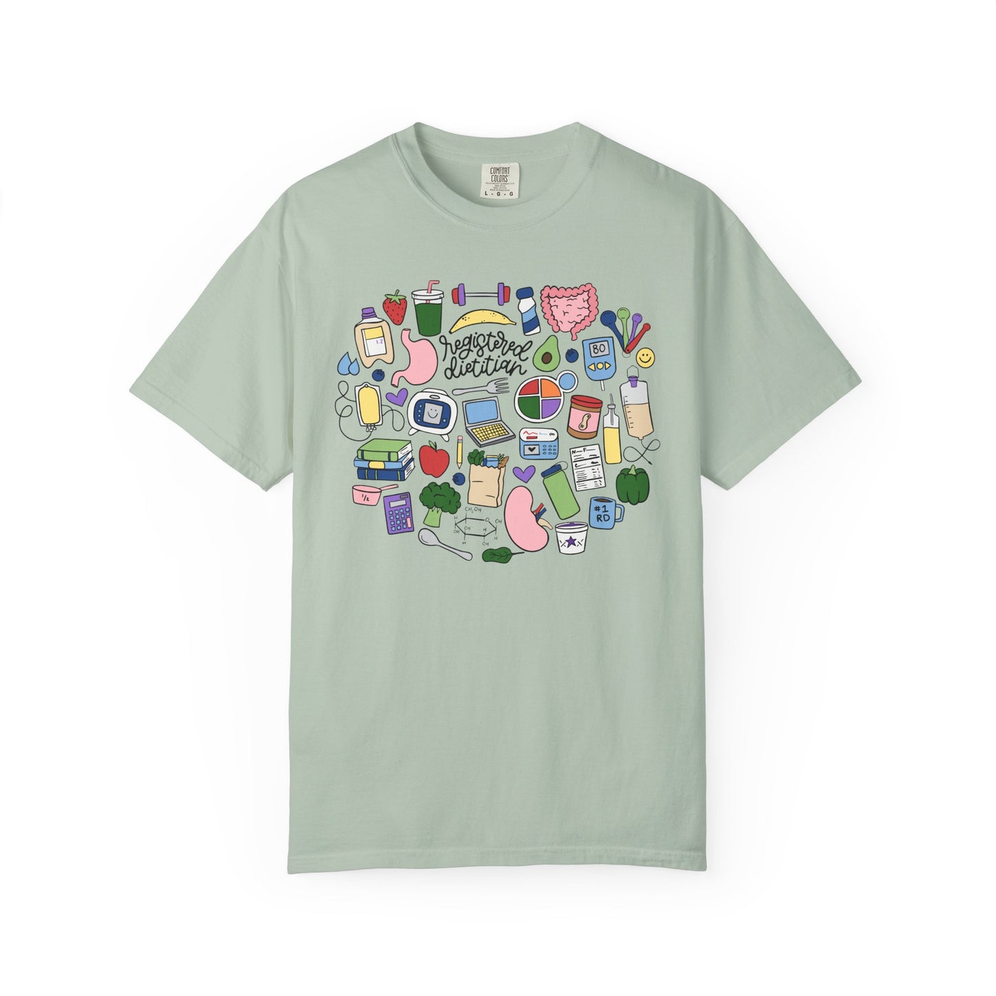 Registered Dietitian Doodles Tee