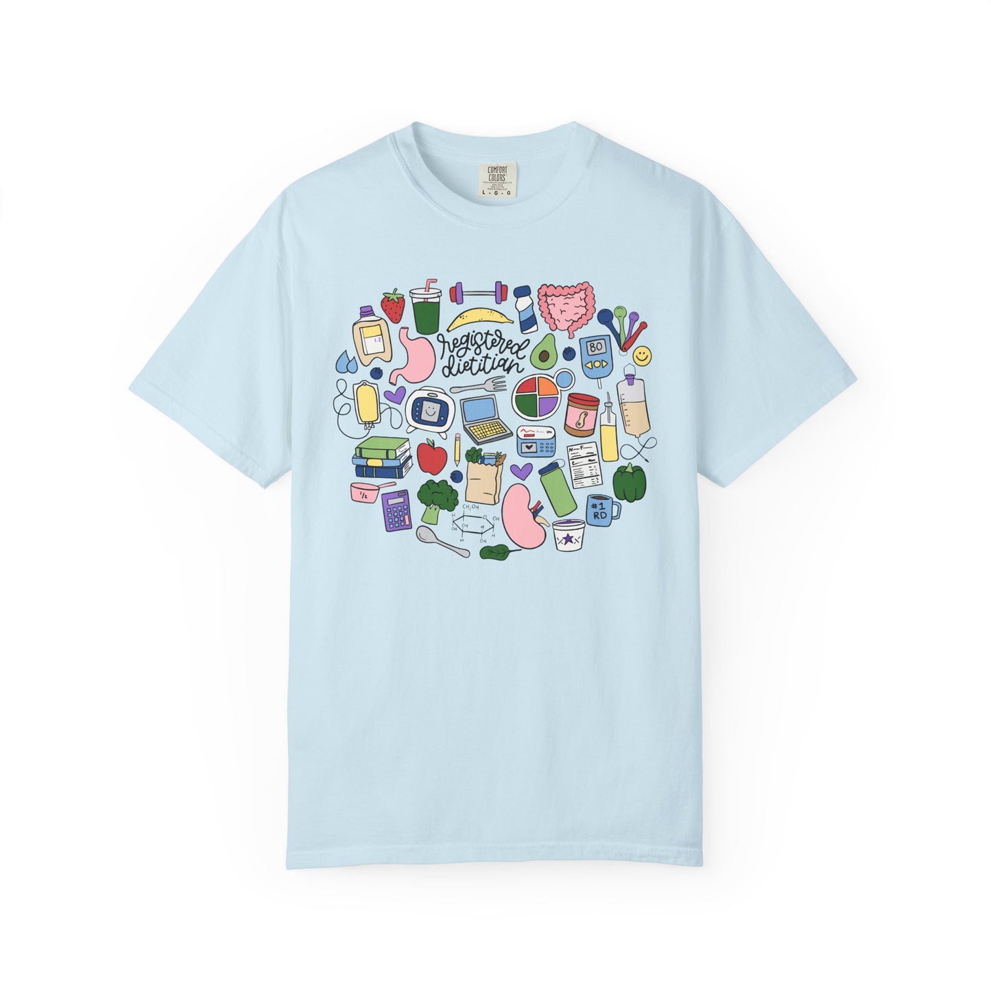 Registered Dietitian Doodles Tee