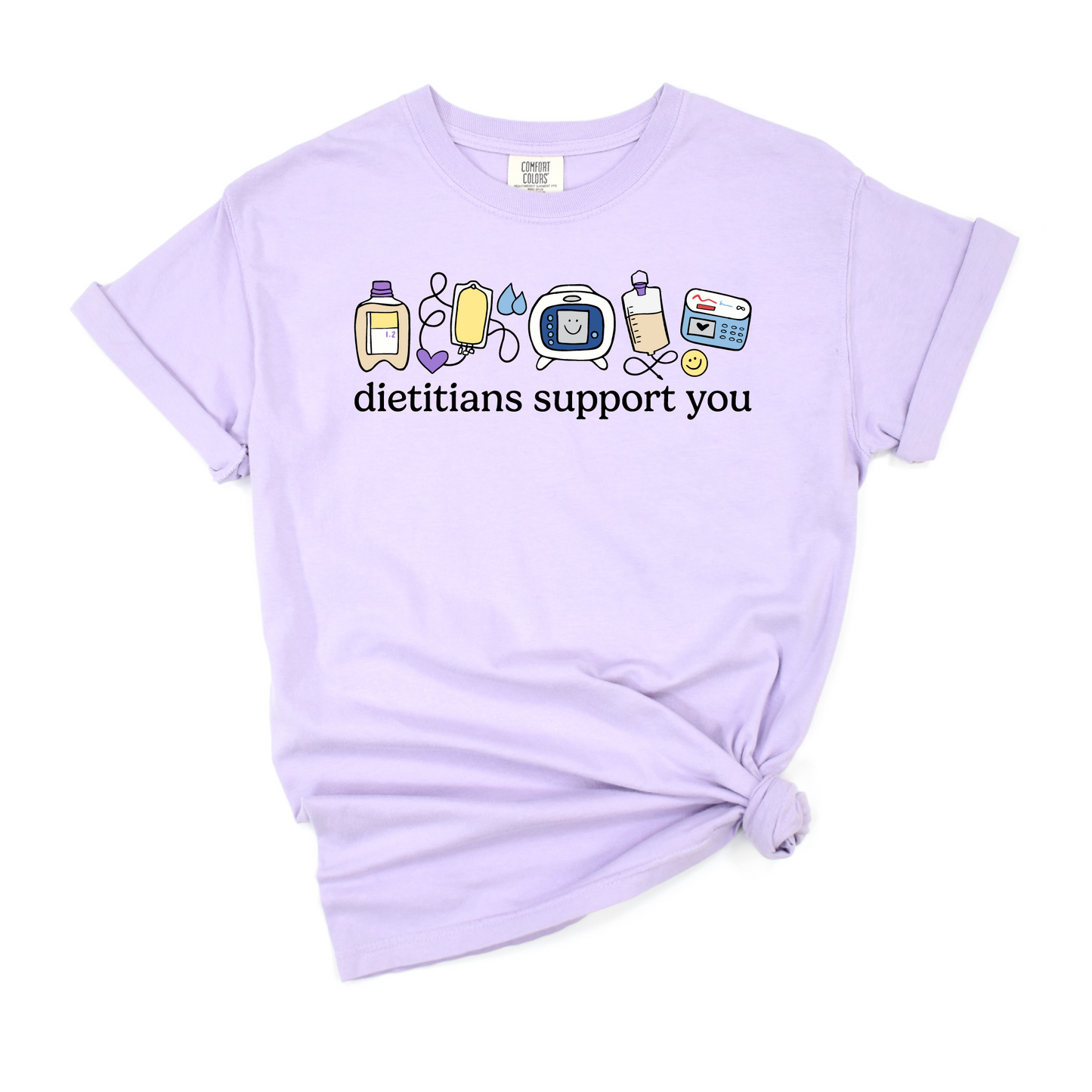 Dietitians Support You Doodles Tee