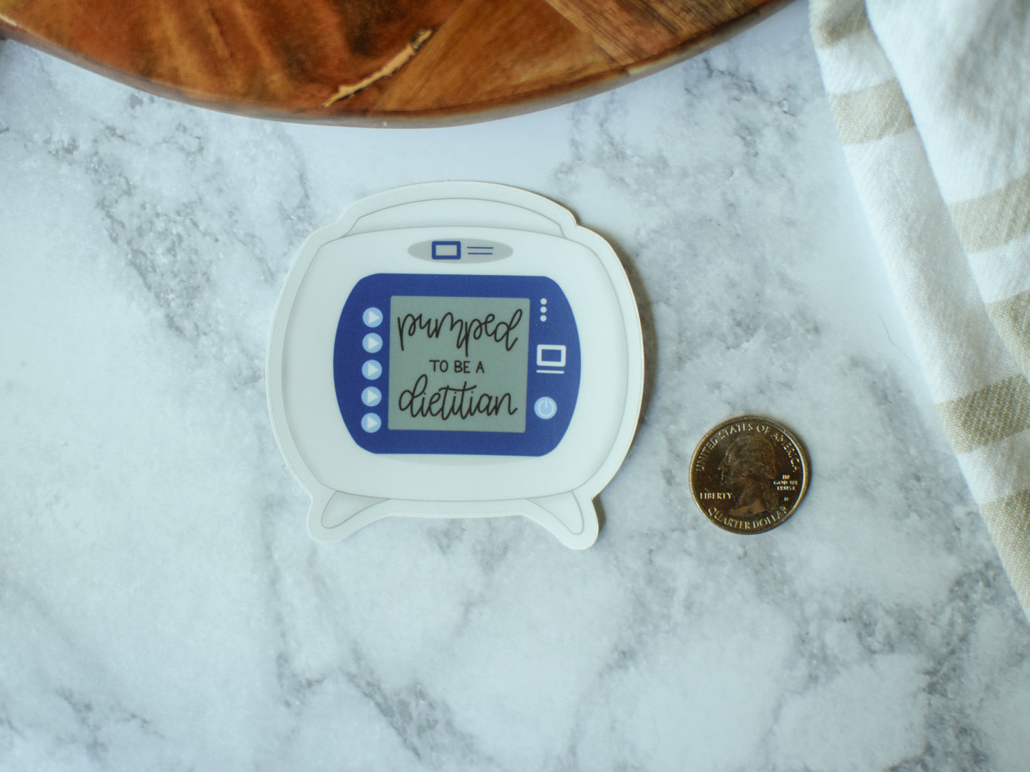 Pumped To Be A Dietitian Sticker