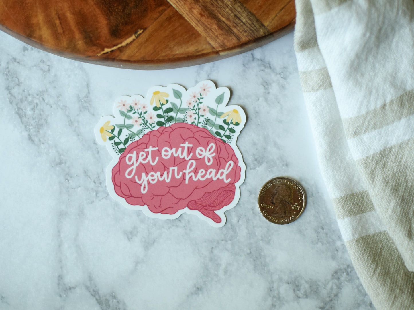 Get Out Of Your Head Sticker