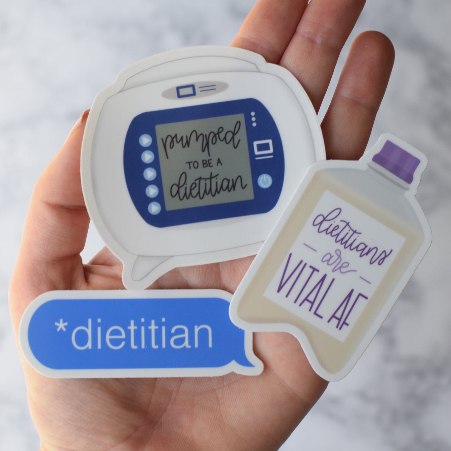 Bundle of Registered Dietitian Stickers
