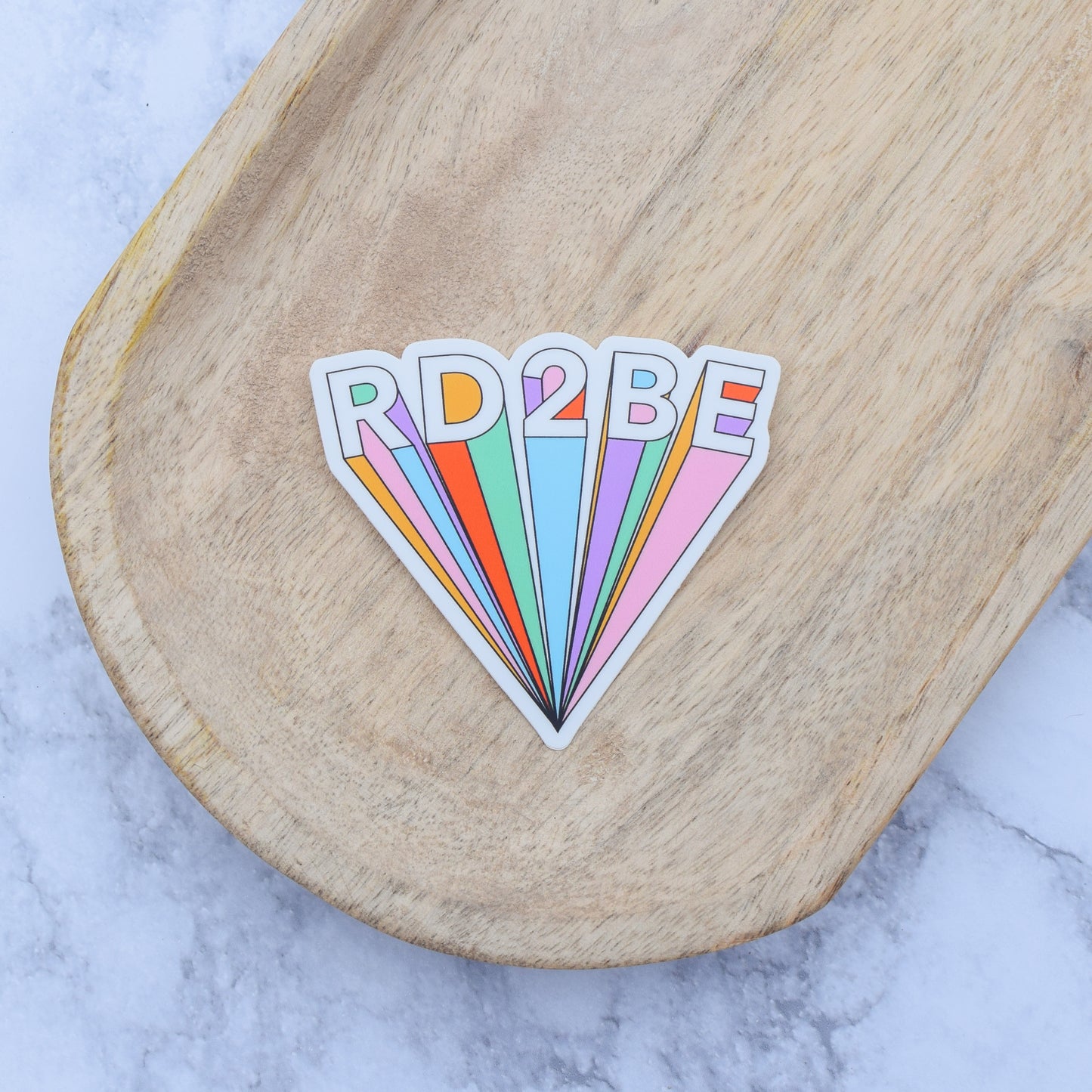 RD2BE Sticker