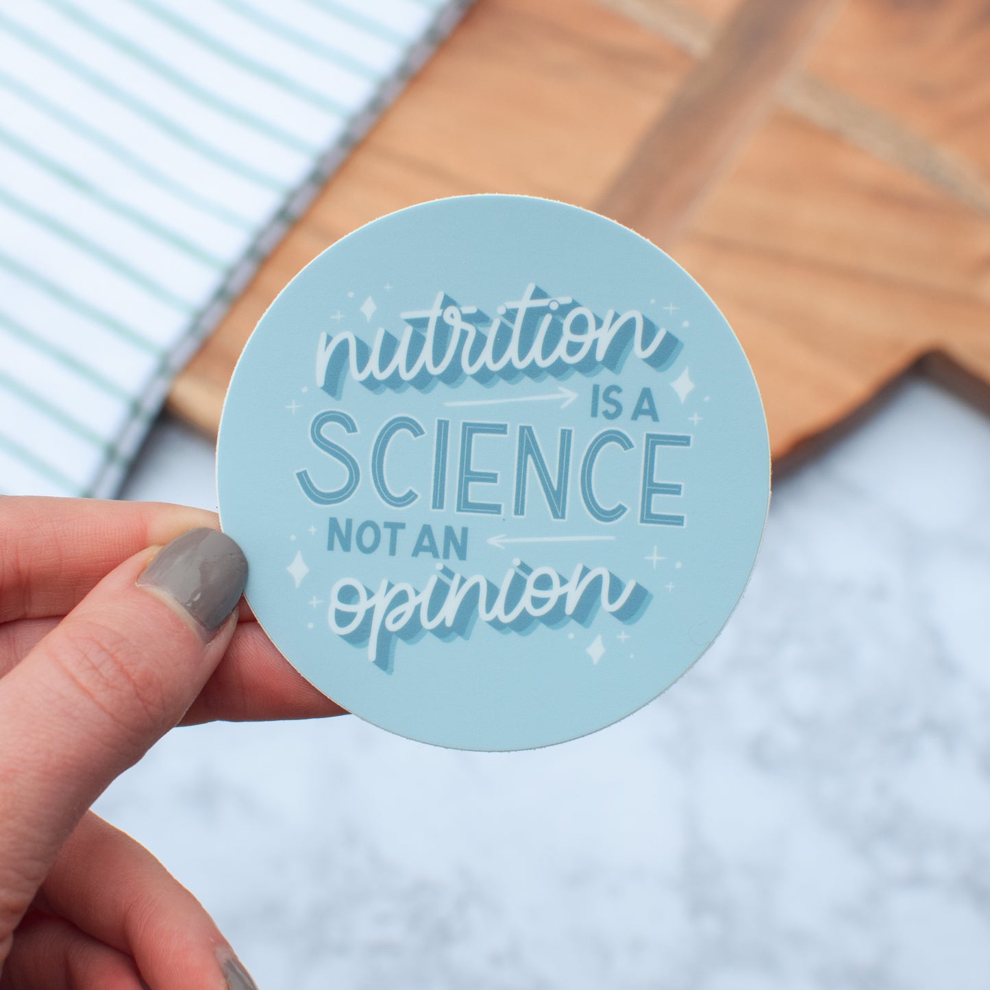 Nutrition is a Science Sticker