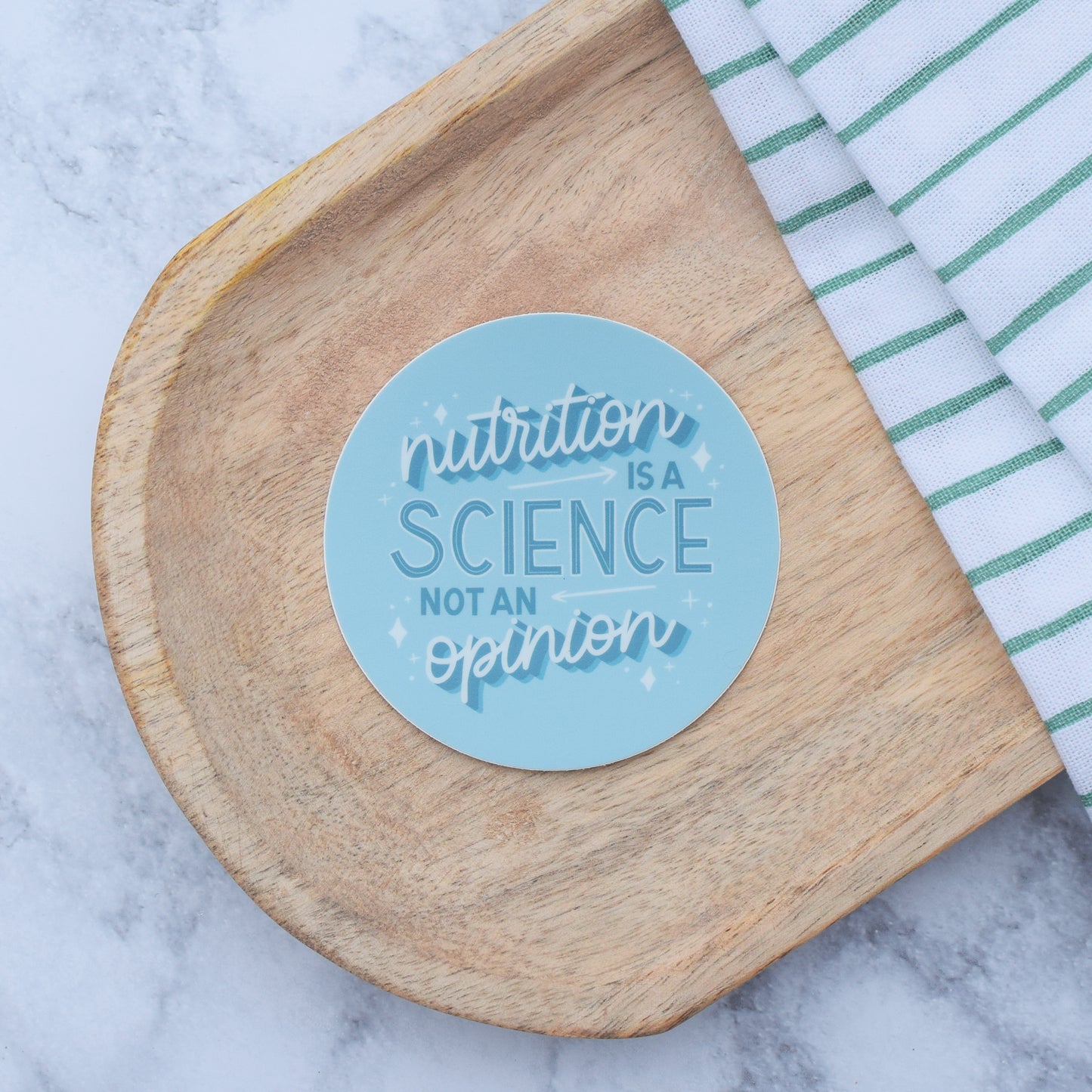 Nutrition is a Science Sticker