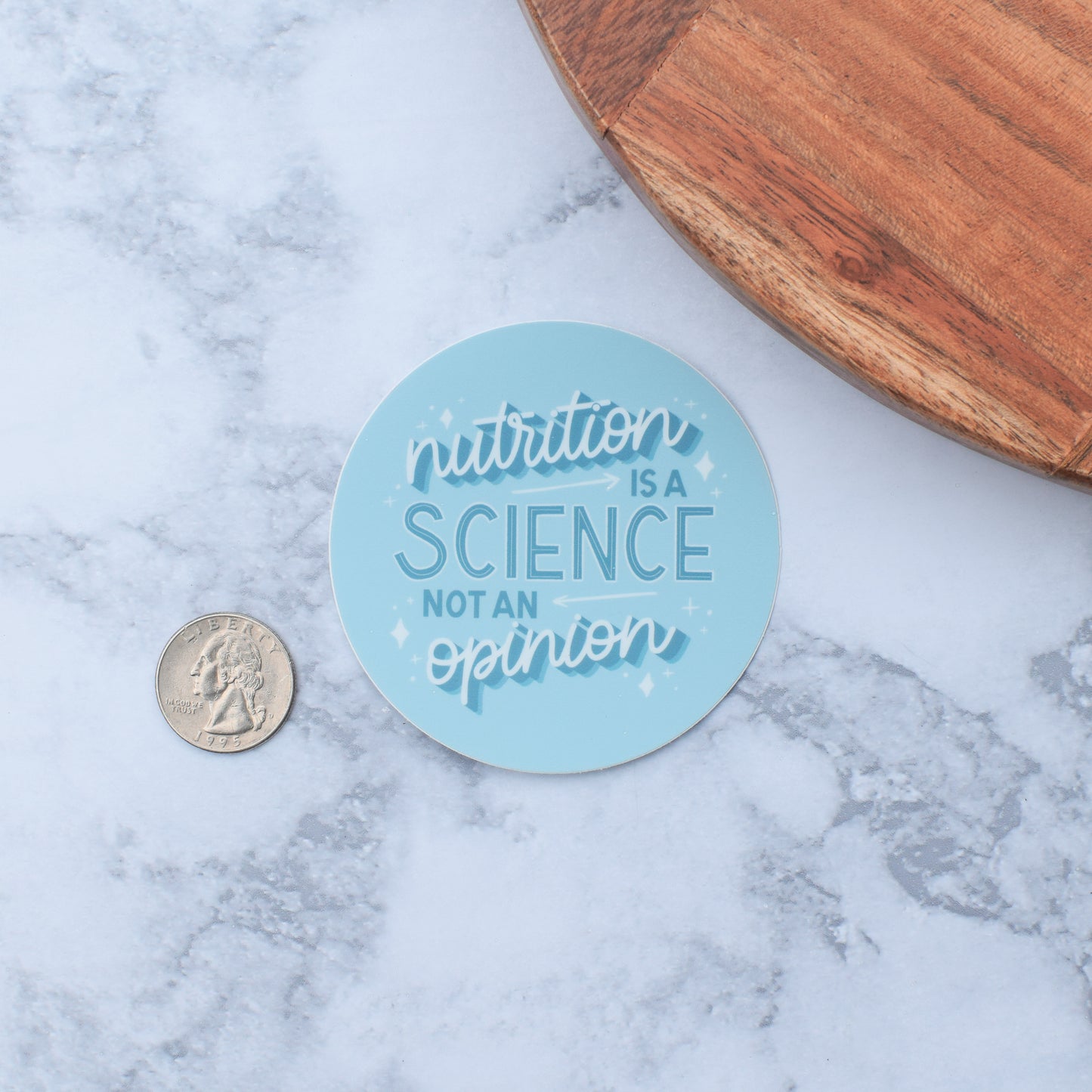 Nutrition is a Science Sticker