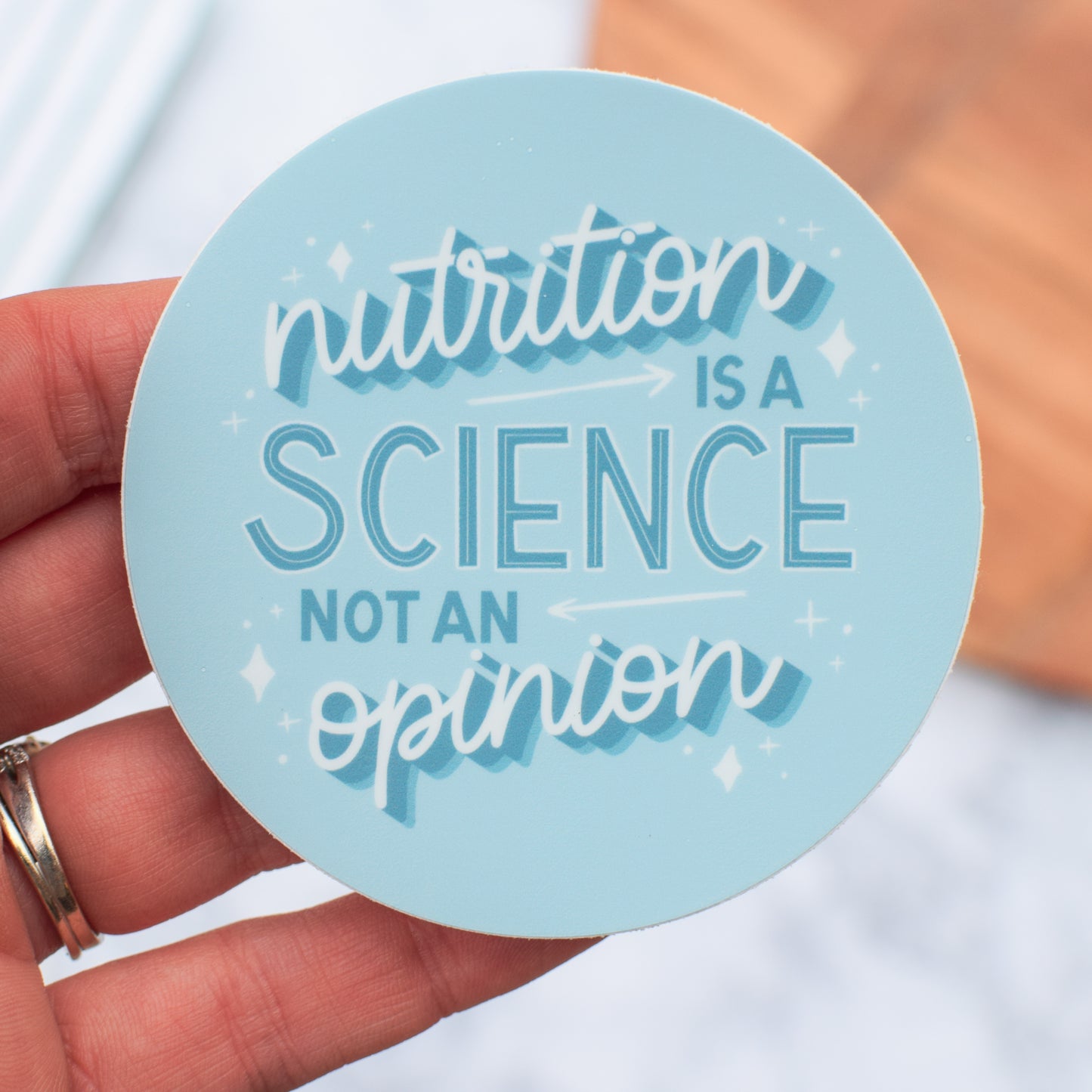 Nutrition is a Science Sticker