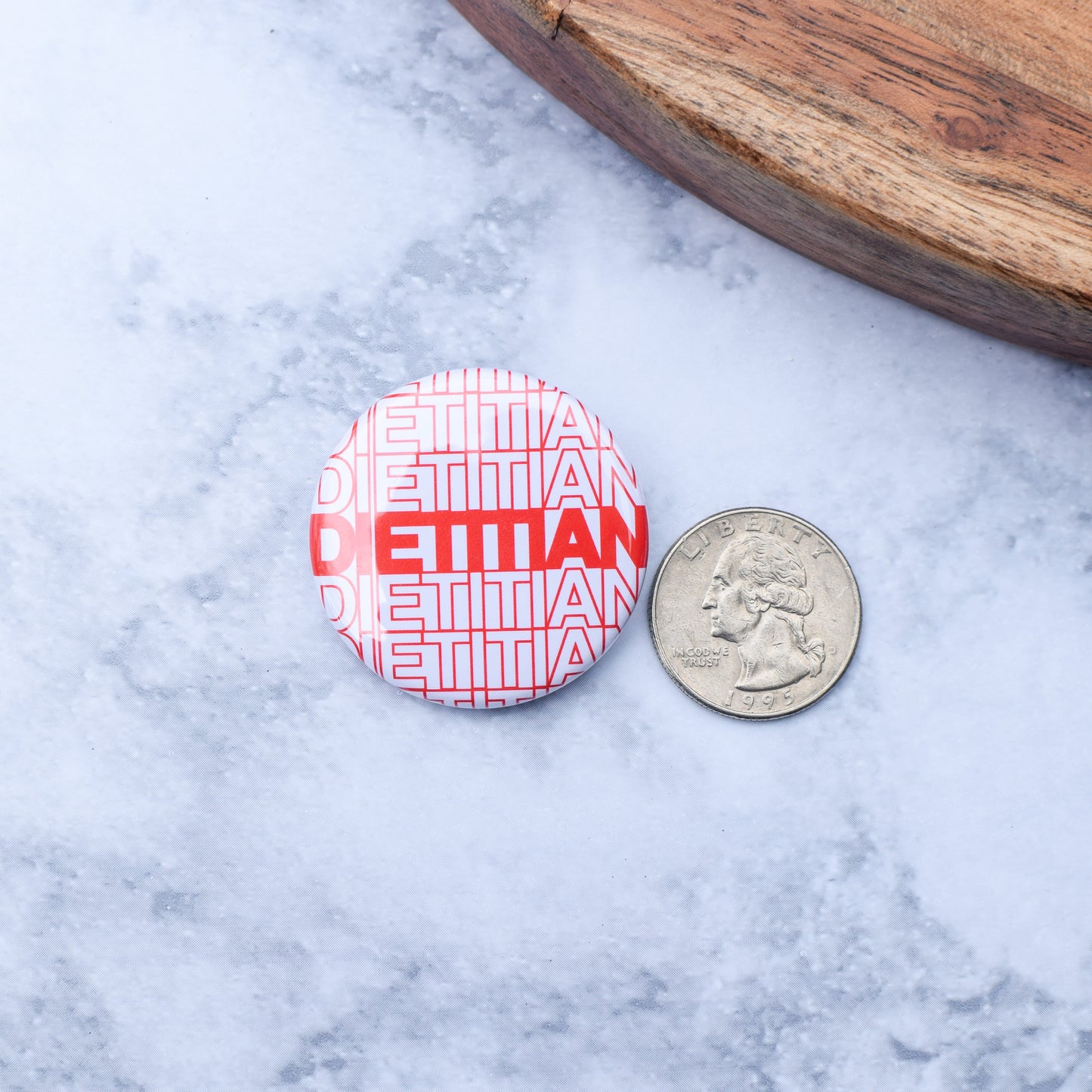 Dietitian Take Out Bag Button or Magnet