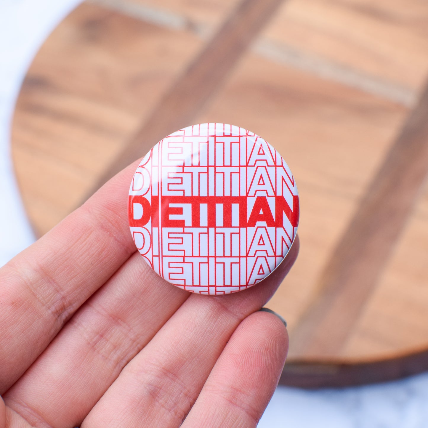 Dietitian Take Out Bag Button or Magnet
