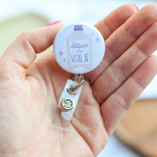 Dietitians are Vital AF Badge Reel + Topper