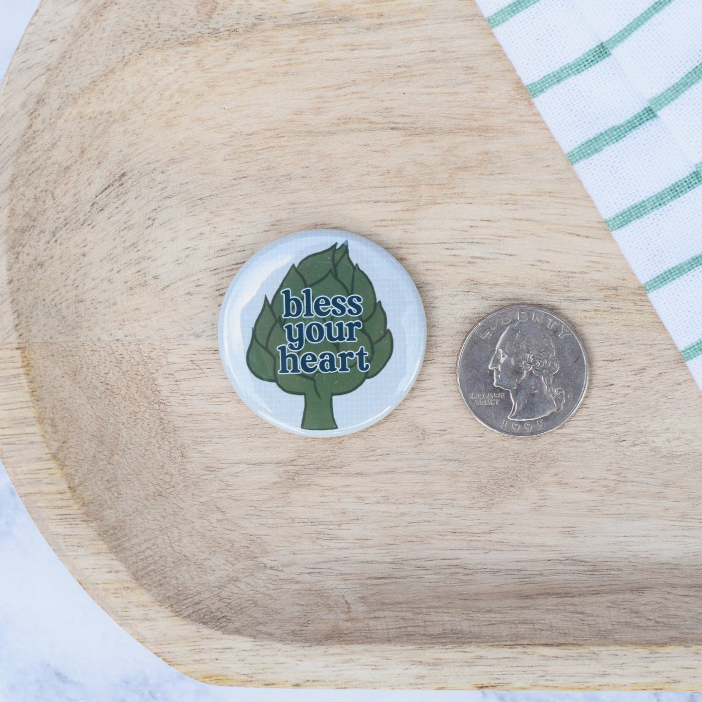 Bless your Heart Button or Magnet