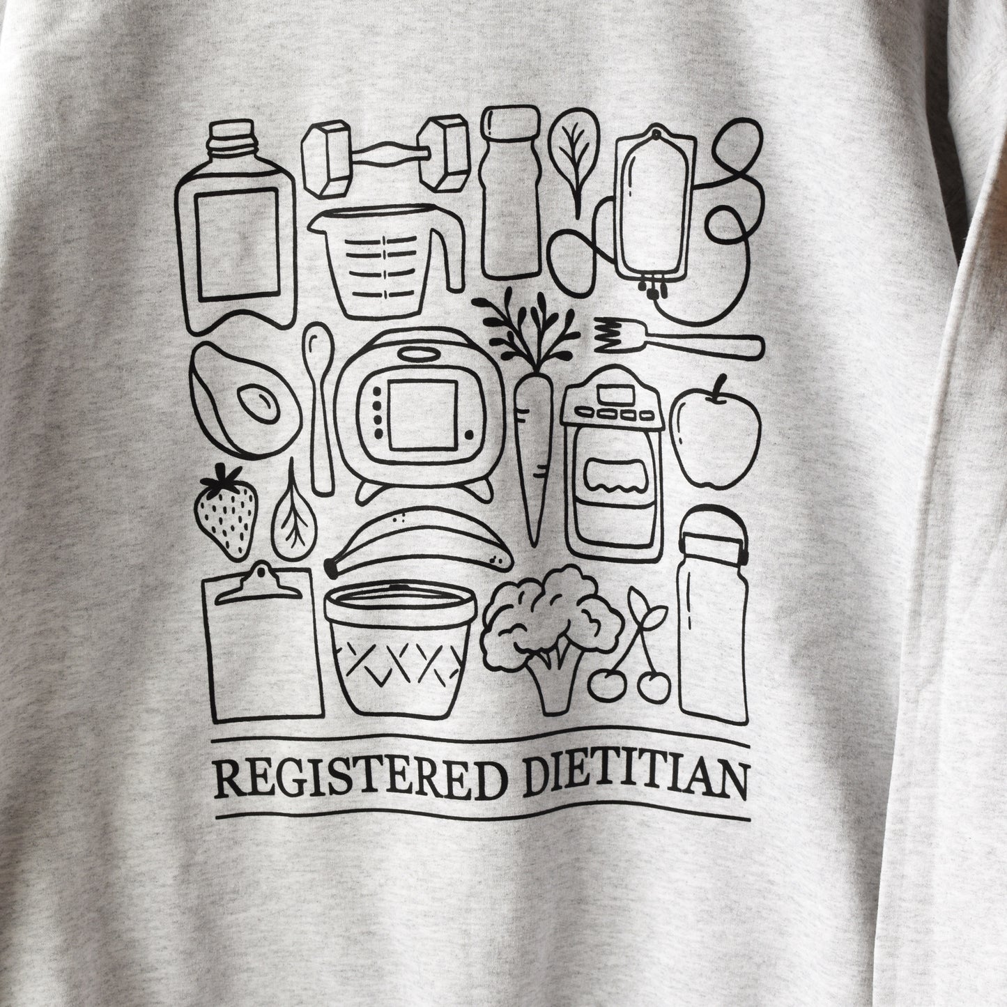 Registered Dietitian Icons Sweatshirt