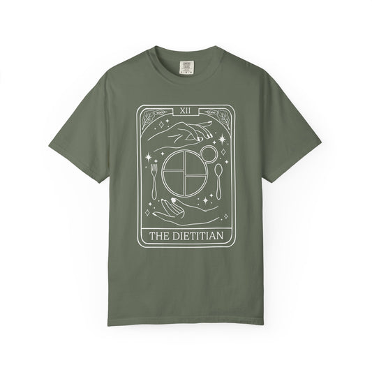 Dietitian Tarot Card Linework Tee