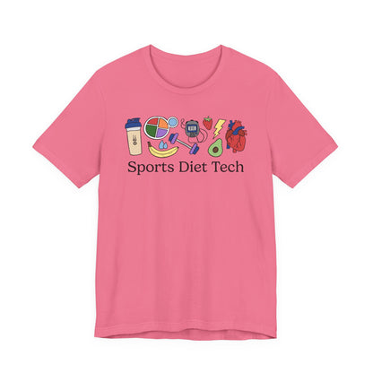 Sports Diet Tech Doodles Tee