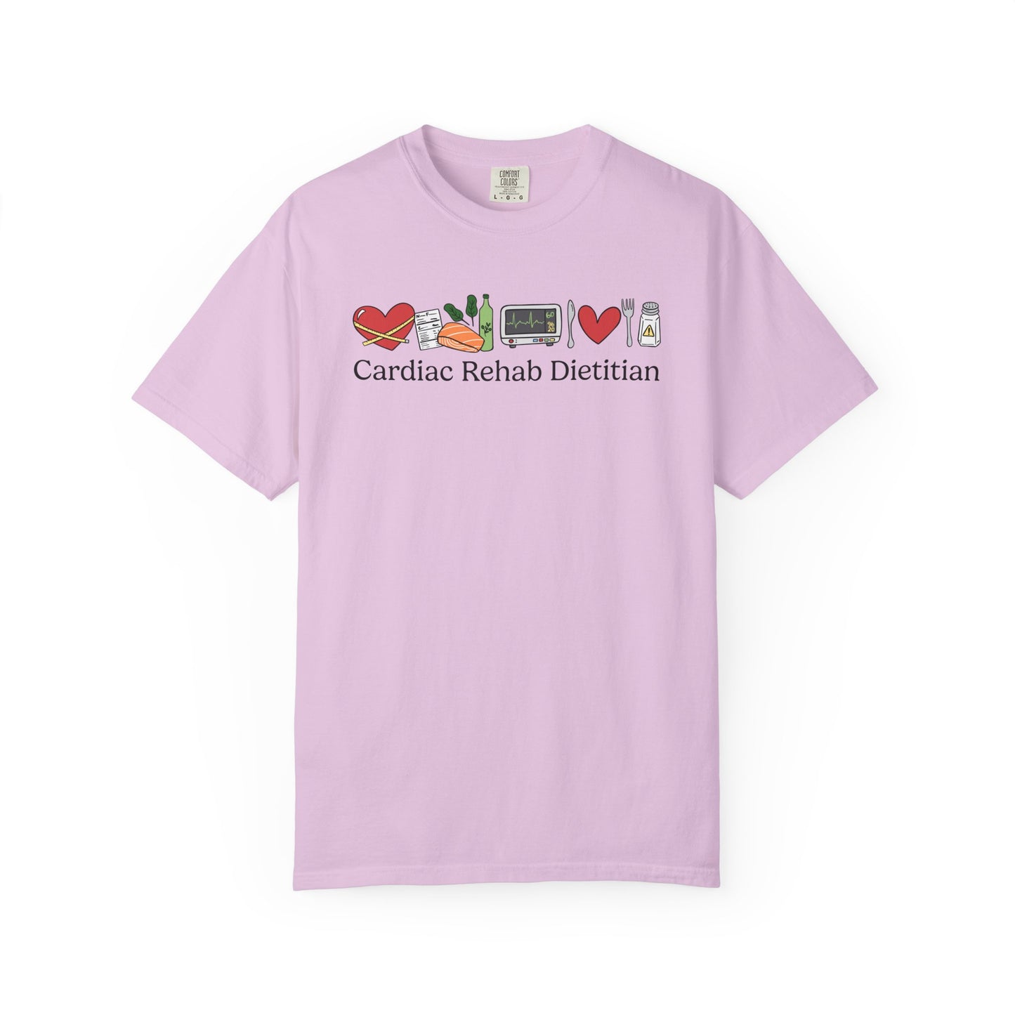 Cardiac Rehab Dietitian Doodles Tee