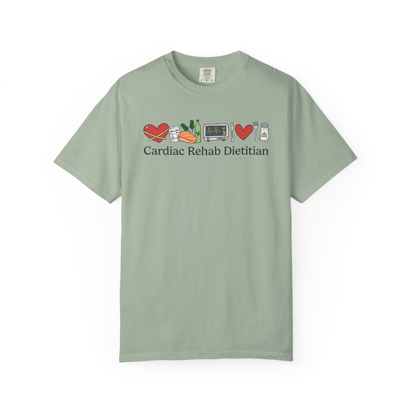 Cardiac Rehab Dietitian Doodles Tee