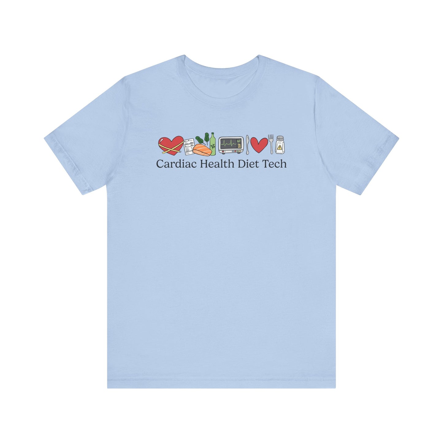 Cardiac Health Diet Tech Doodles Tee
