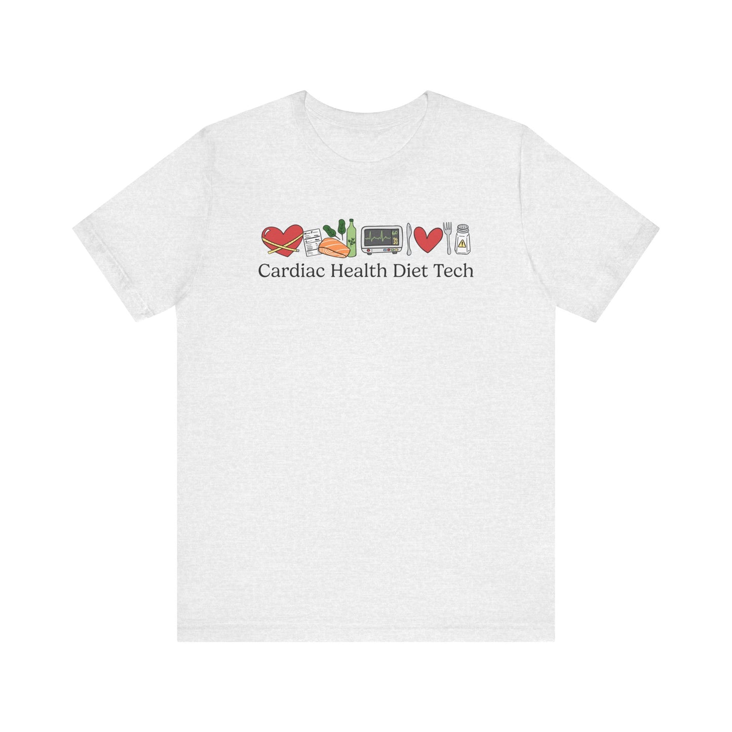 Cardiac Health Diet Tech Doodles Tee