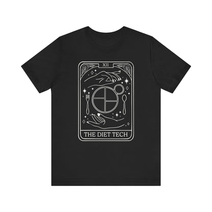 Diet Tech Tarot Card Linework Tee