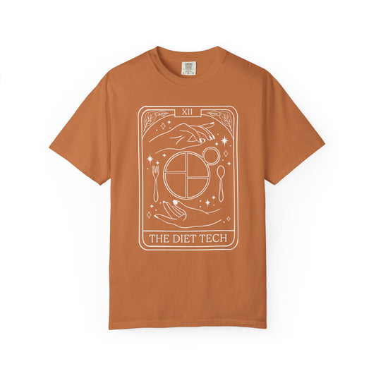 Diet Tech Tarot Card Linework Tee
