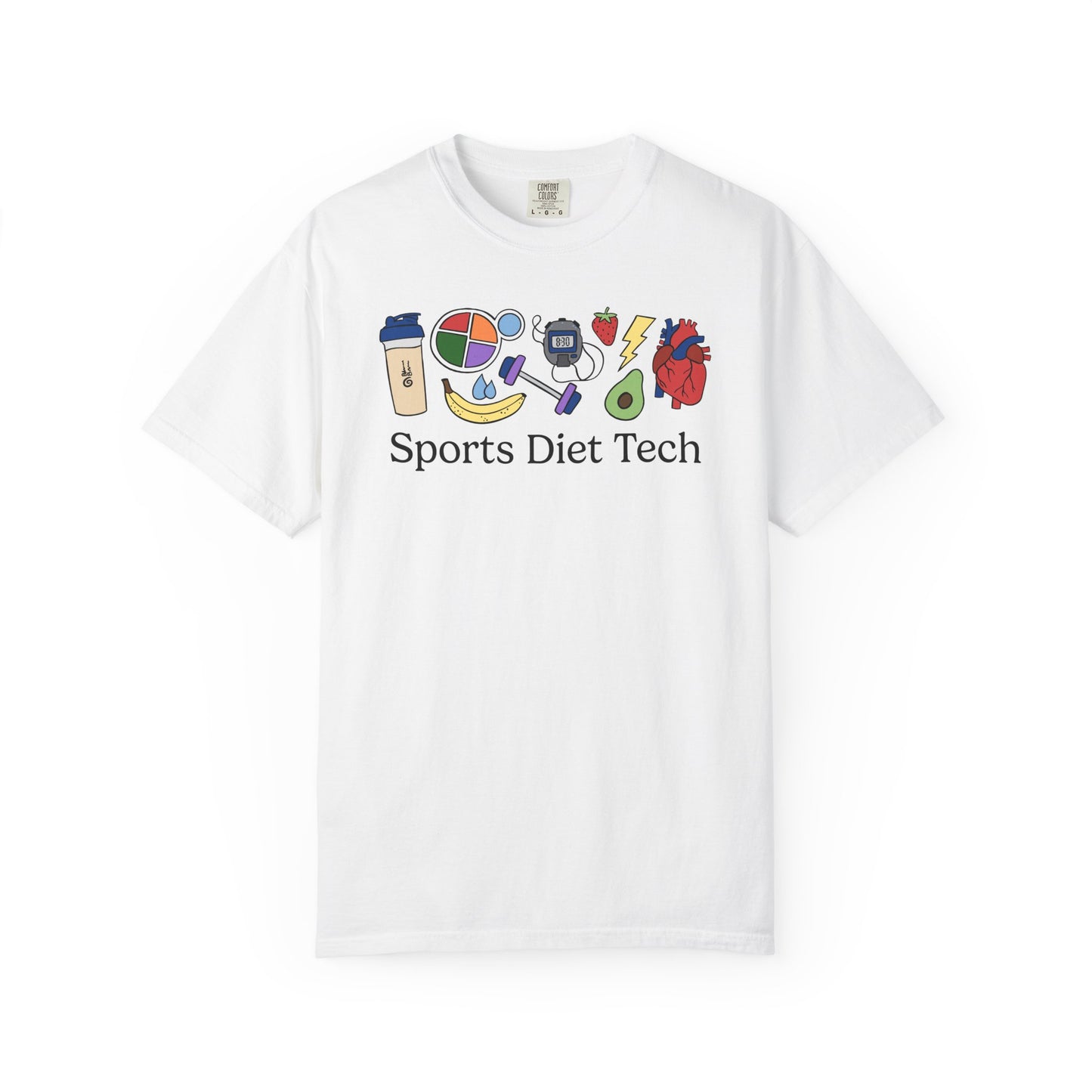 Sports Diet Tech Doodles Tee