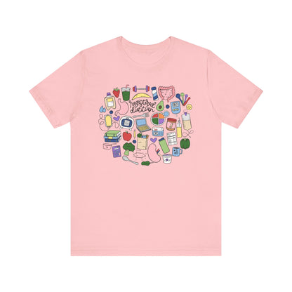 Registered Dietitian Doodles Tee