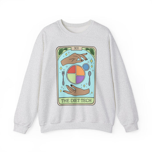 Diet Tech Tarot Card Full Color Sweatshirt
